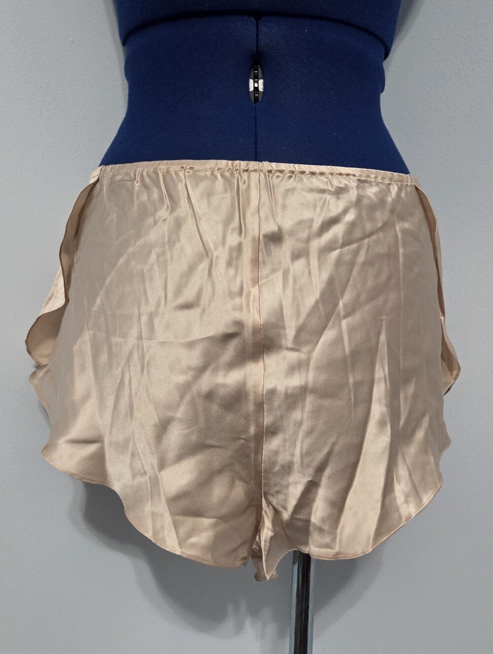 Vintage Tan Silk Tap Shorts Size L